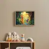 Giraf - Olifant - Bloemen - Jungle Light Box met batterij (Wandlamp kind) middel -sfeer2_kind