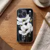 Bloemen - Wit - Abstract Telefoonhoesje iPhone 17 Pro klein -sfeer1