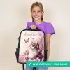 Kitten - Vlinders - Paars - Bloemen Rugzak - Zwart middel -sfeer4_DE