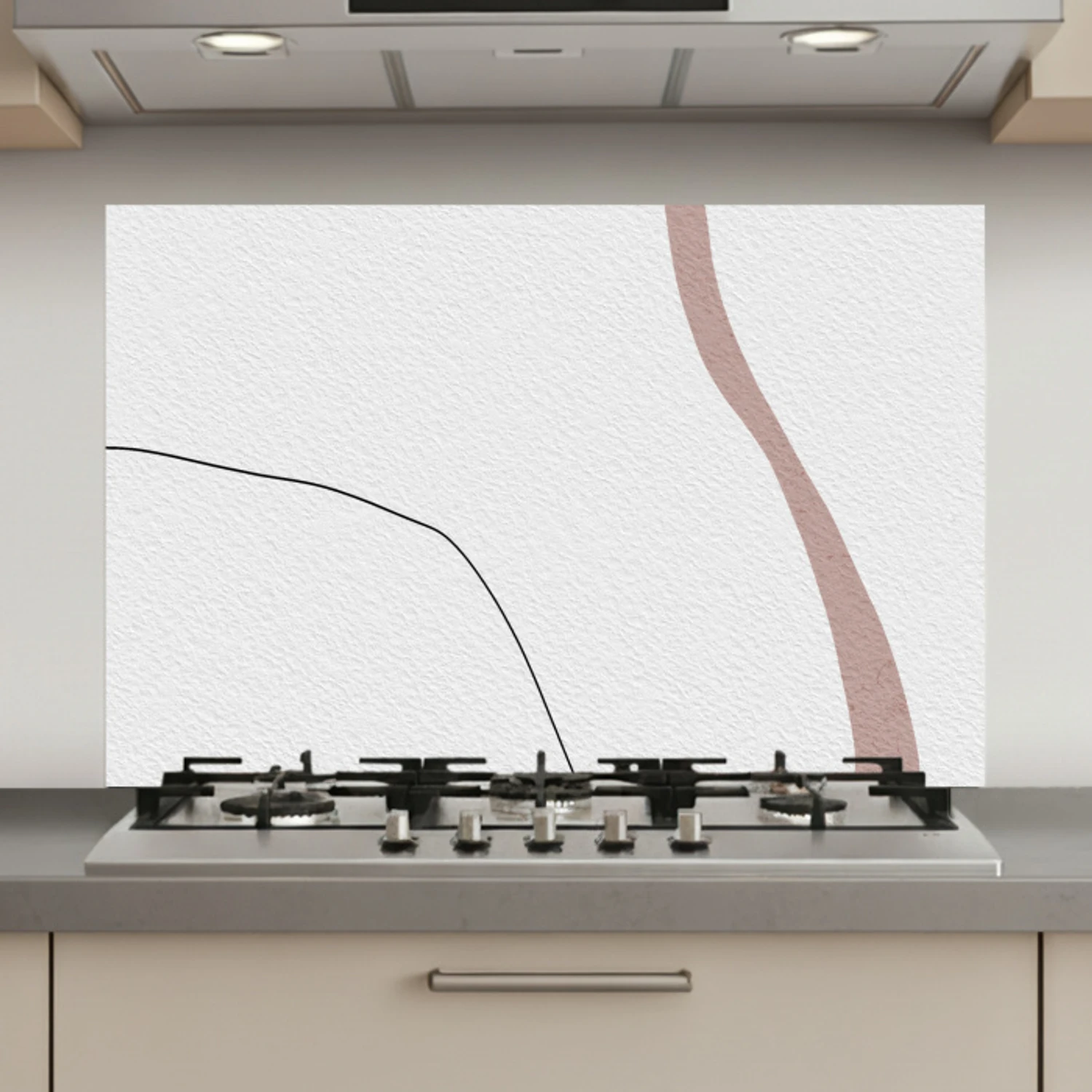 Lijn - Pastel - Design keuken achterwand spatscherm klein -3d_website