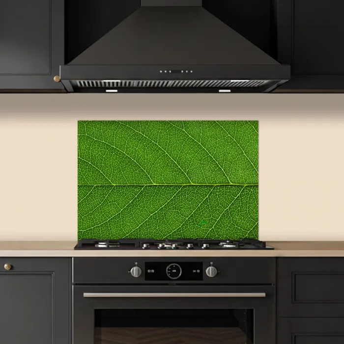 Natuur - Blad - Groen keuken achterwand spatscherm klein -sfeer1