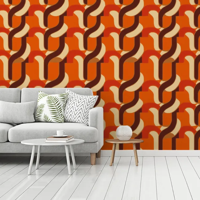 Tapete - Retro - Modern - Farbenfroh