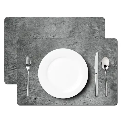 Beton - Leisteen - Grijs -Betonstructuur Placemat vinyl groot -zzsfeer2_Kitchenyeah-website