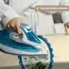 Lijst - Bloemen - Lichtblauw - Illustratie Wandkleed katoen klein -sfeer9