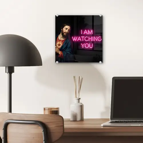 Man - Tekst - Neon plexiglas 5mm klein -sfeer6