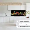 Splash - Fruit - Zwart keuken achterwand 2 middel -sfeer4_FR