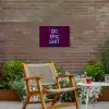 Buste - Neon - LED - Letters Tuinposter op houten frame 2 cm dik klein -sfeer3
