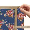 Disco - Blauw - Patroon Light Box met batterij (Wandlamp) middel 907 -USP_websiteprintNL