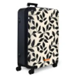 Elegant - Patroon - Zwart - Beige NBS - Large koffer - Volwassenen Unisex groot -product1