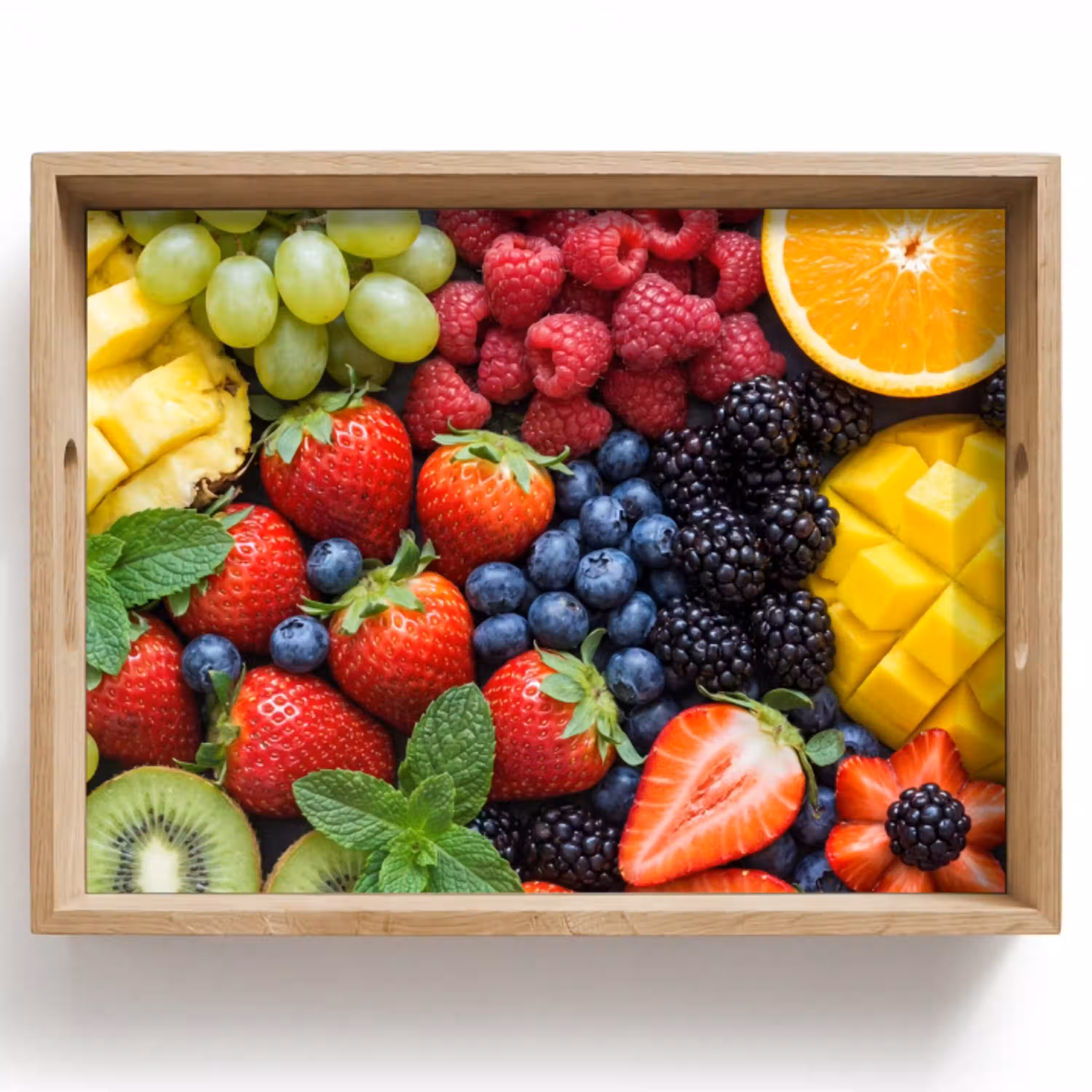 Fruit - Vers - Kleurrijk - Eten Dienblad Rechthoek middel -z3d_shopping
