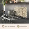 Geometrisch - Retro - Bruin keuken achterwand spatscherm klein 900 -usp_NL