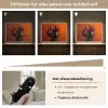 Vrouw - Chilipepers - Pepers - Bloemen Light Box met batterij (Wandlamp) middel -USP_dimbaarNL