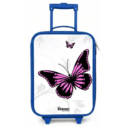 Magenta monarch Kinderkoffer - Blauw klein -zz3dotto