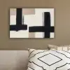 Zwart - Abstract - Japandi canvas 2cm klein -sfeer3