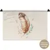 Veer - Bohemian - Boho - Pastel kleuren Wandkleed katoen klein -t3d_DE
