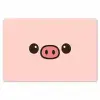 Varken - Roze - Minimalistisch Placemat vinyl groot -zzsfeer1_Kitchenyeah-website