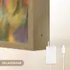 Tulpen - Sprookjesachtig - Kleurrijk Light Box met batterij (Wandlamp) middel -USP_websiteoplaadbaarNL