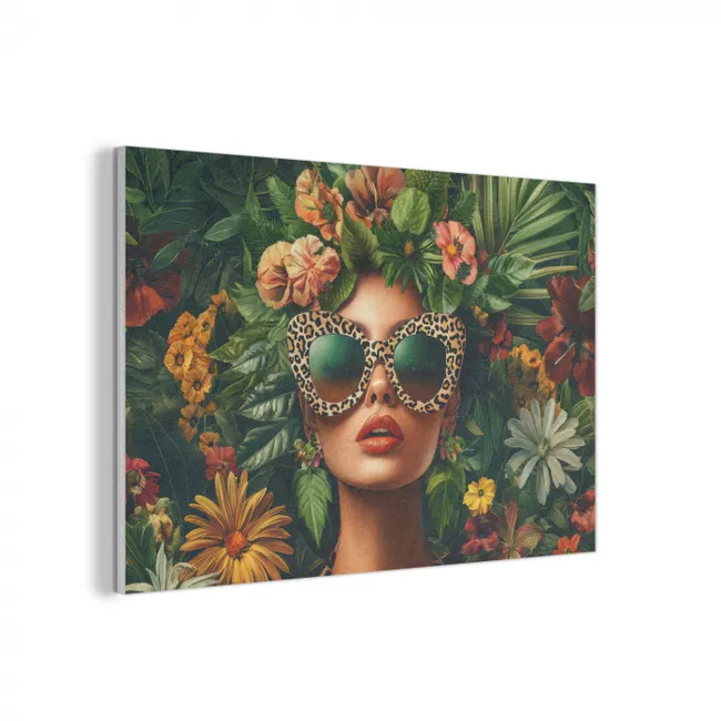 Acoustic Felt - Woman - Panther print - Jungle - Nature - Luxury