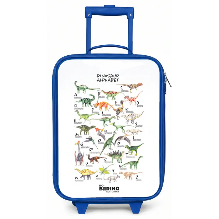 Alfabet van dino's Kinderkoffer - Blauw klein -zz3dotto