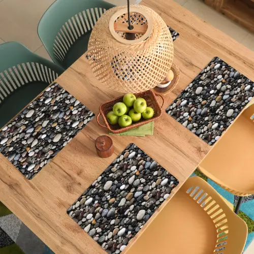 Kiezels - Mix - Aardetonen Placemat vinyl groot 368 -zzsfeer5_Kitchenyeah-website
