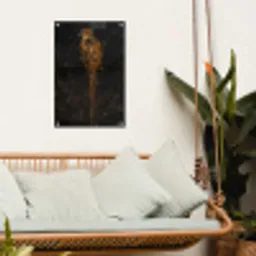 Papegaai - Vogel - Foto tuinposter los doek klein -sfeer7