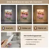 Bloemen - Paars - Bijen Light Box met kabel (Tafellamp) klein -USP_lichtkleurNL