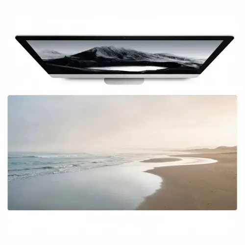 Kustlijn - Strand - Oceaan Muismat XXL klein -zzz3d