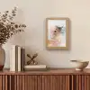 Abstract - Pastel kleuren - Goud - Modern - Aesthetic Light Box met kabel (Tafellamp) klein -sfeer2