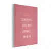 BBQ - Quote - Roze - Zomer PET vilt klein -3d
