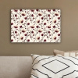 Bloemen - Botanisch - Bordeaux canvas 2cm klein 34 -sfeer3
