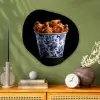 Kip - Bucket - Delfts blauw - Lekker Wandcirkel Organisch Aluminium middel -sfeer2