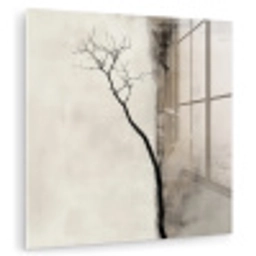 Wabi sabi - Plant - Beige plexiglas 5mm klein -zzzproduct_nieuw