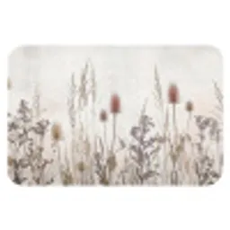 Weidebloemen - Design - Sepia Badmat klein -3d