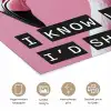 Flamingo - Roze - Vogel - Decoratie poster papier klein -closeup_NL