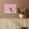 Beker - Rietje - Minimalistisch - Groen PET vilt klein -sfeer4