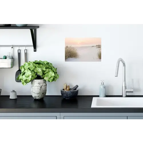 Horizon - Duinlandschap - Zand Muursticker klein -keuken