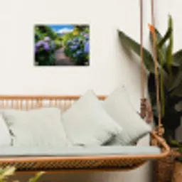 Hortsensia - Pad - Bloemen tuinposter los doek klein -sfeer7