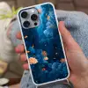 Koraalrif - Vissen - Oceaan - Blauw Hoesje iPhone 16 Pro Max met koord klein -sfeer3