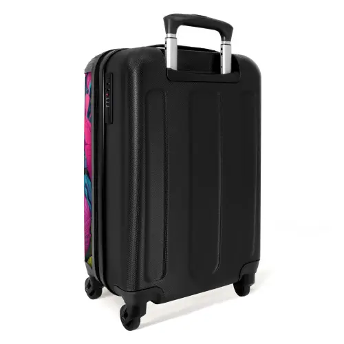 Kleurrijke papegaai NBS - Handbagage koffer - Kinderen Unisex middel -achterkant