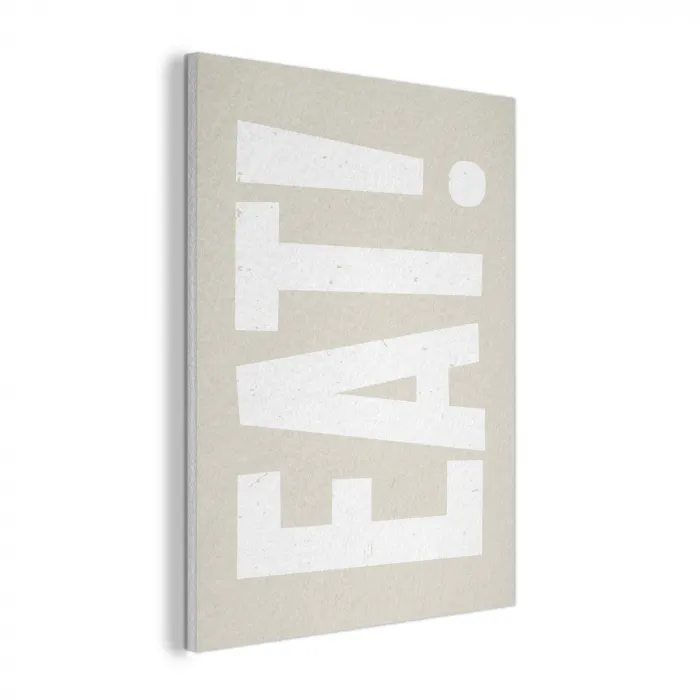 Eten - Decoratie - Beige - Wit PET vilt klein -3d
