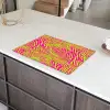 Neon - Zebra - Roze - Groen Inductie beschermer vinyl 3mm klein 276 -sfeer8