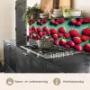Aardbeien - Rood - Groen - Kroontjes keuken achterwand 2 middel 871 -usp_NL