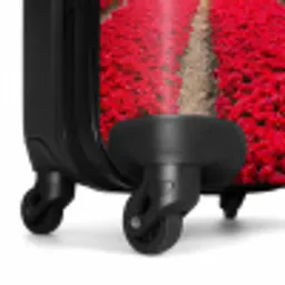 Bloemenveld met een molen NBS - Handbagage koffer - Unisex middel -wiel