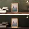 Moskee - Minaretten - mist - Islamitisch Light Box met kabel (Tafellamp) klein -sfeer3