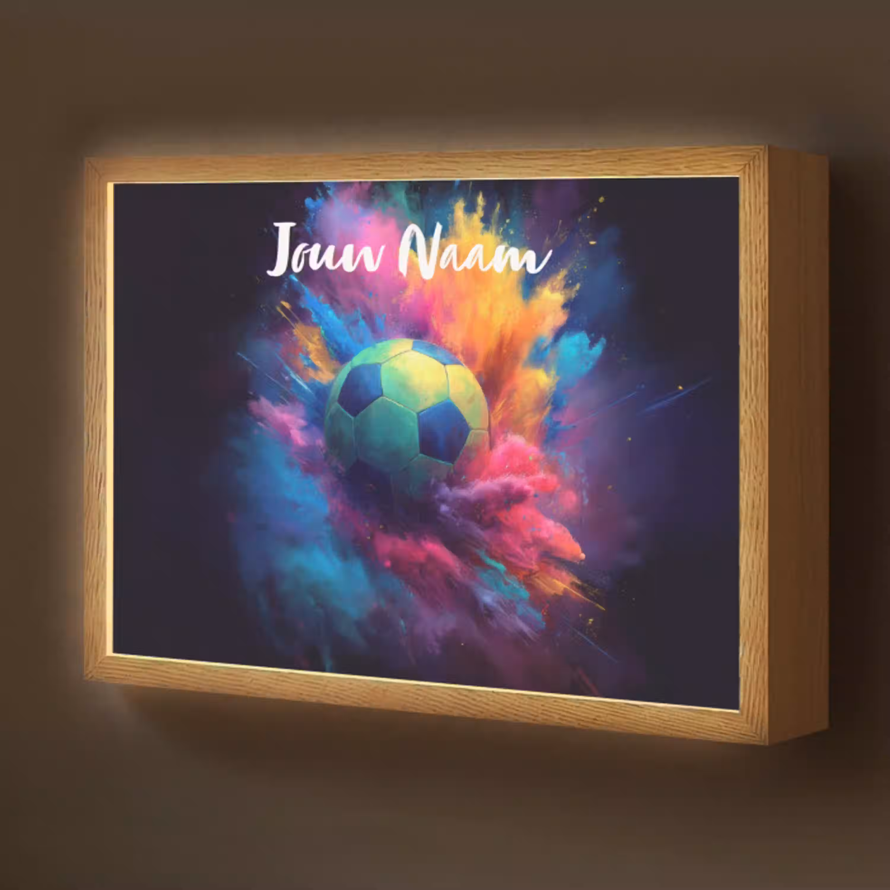 Neon - Bal - Kleurrijk Light Box met batterij (Wandlamp kind) middel -z3d_website