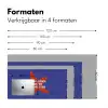 Slow down you're doing fine - Ster - Blauw Muismat XXL klein -sfeer5