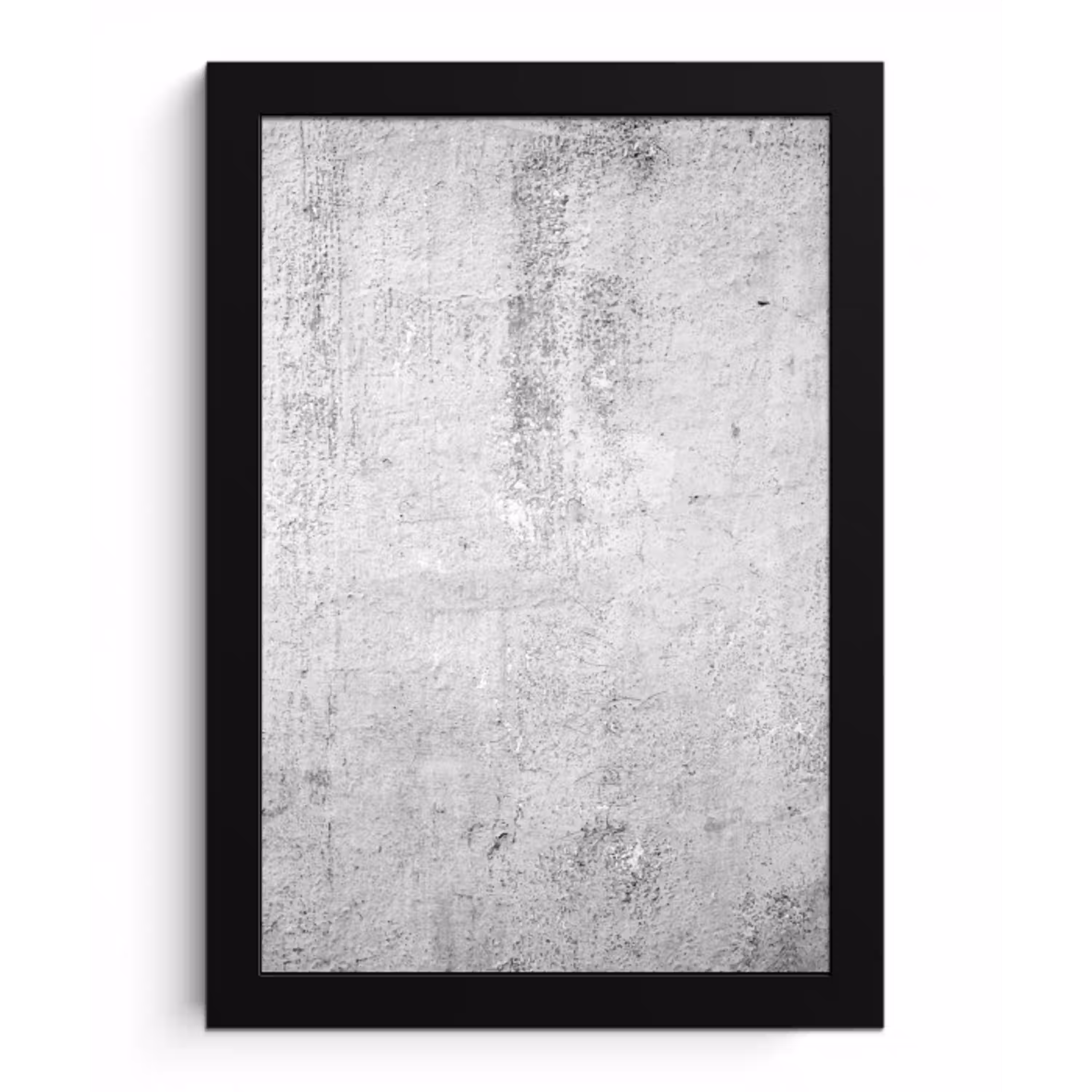 Beton - Grijs - Patroon - Vintage - Industrieel fotolijst zwart zonder passe partout klein -3d