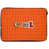 Cool - Stippen - Oranje laptophoes neopreen klein -zkaufland3dotto
