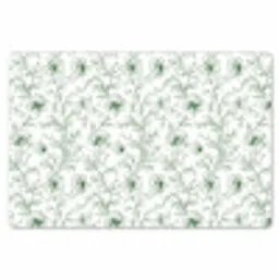 Bloemen - Getekend - Groen Placemat vinyl groot 368 -zzsfeer1_Kitchenyeah-website