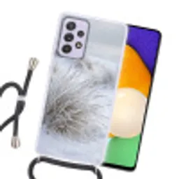 Duinen - Sneeuw - Strand - Winter - Serene Hoesje Samsung Galaxy A52 5G met koord klein -sfeer1